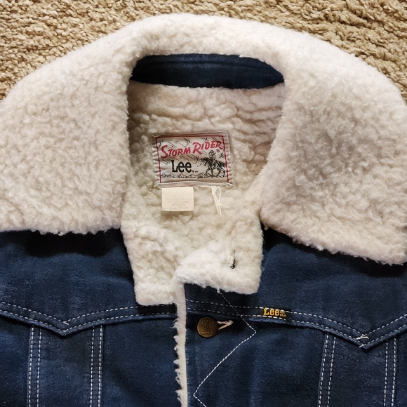 VTG 70's Lee Storm Rider Jacket  Size Refer to Measurements Color Blue - Picture 2 of 16